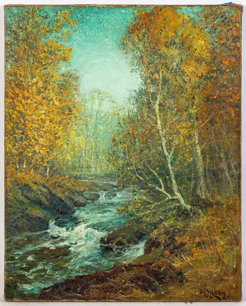 Franklin B. DeHaven, Untitled, Oil on canvas