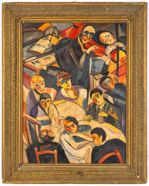 Armand Schönberger, Untitled, Oil on masonite