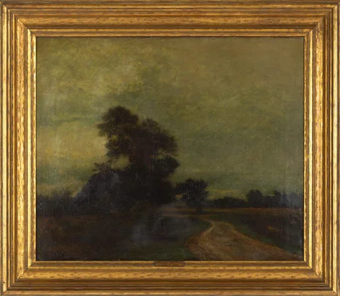 Jules Dupré, Landscape, Oil on canvas