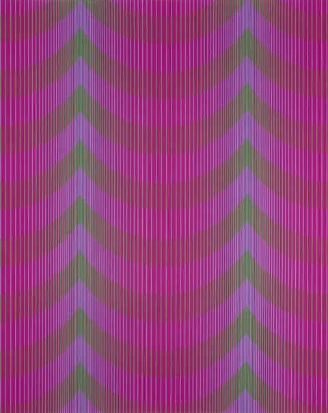 Veiled by Julian Stanczak, Serigraph, sold Jan 2022