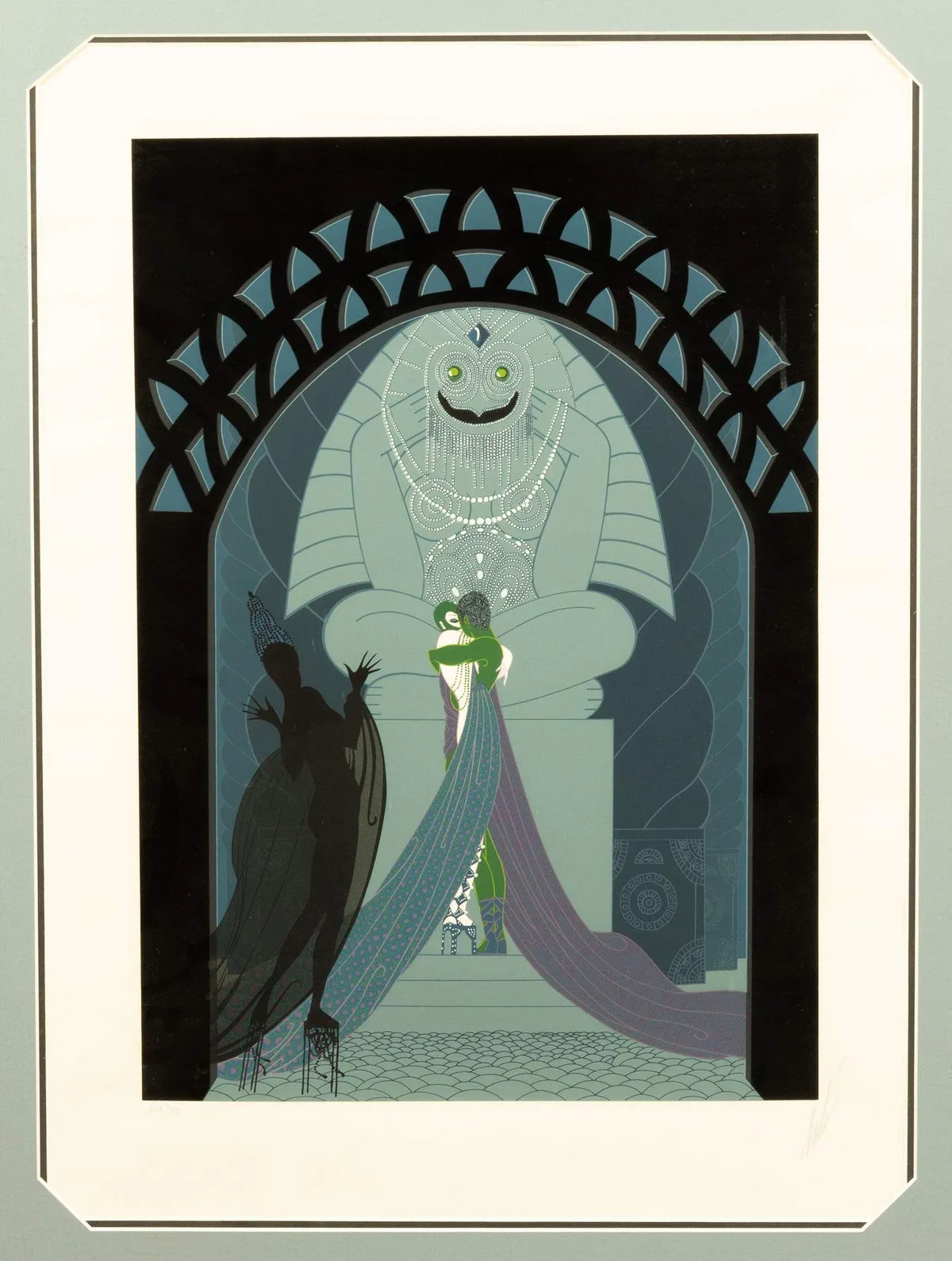 Lithograph by Erte, Untitled, Pencil signed, edition 208 of 300