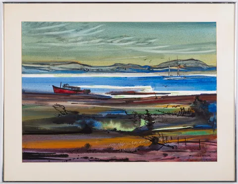 Robert Blair, Cape Cod, Massachusetts, Watercolor on paper
