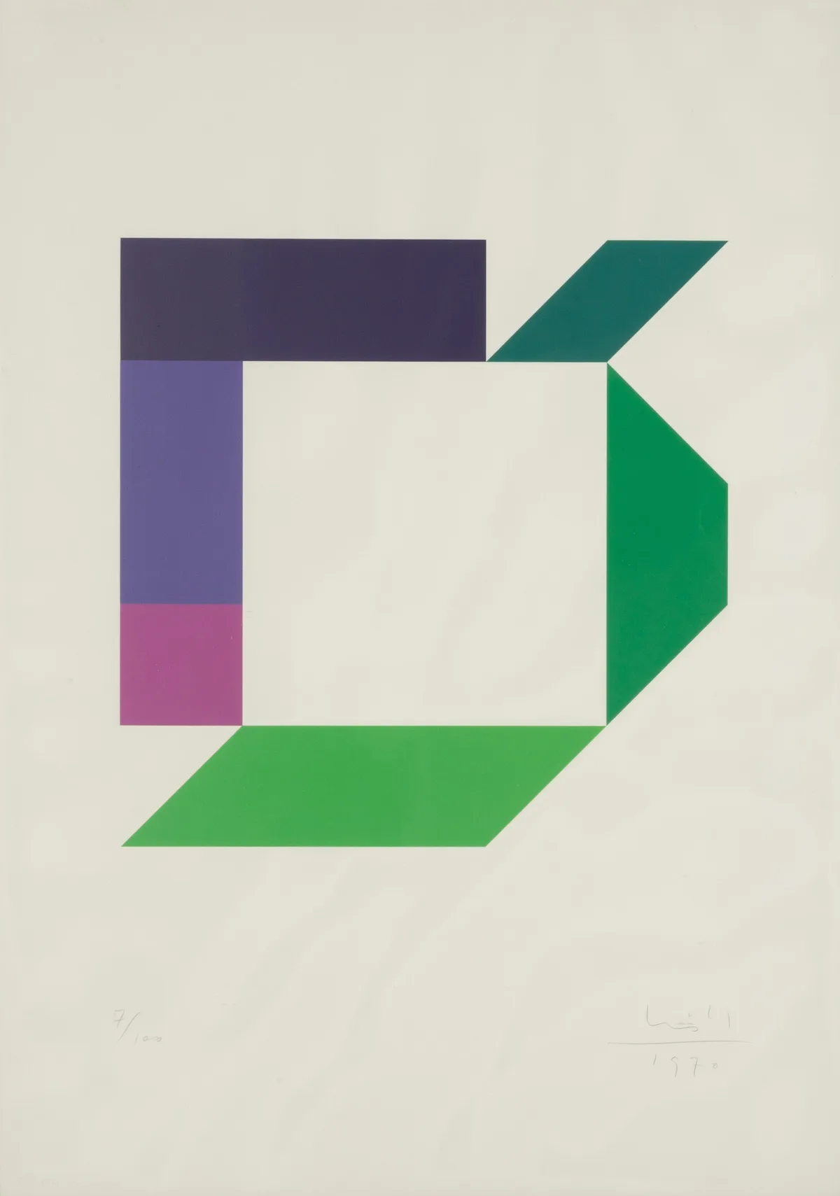 Untitled by Max Bill, Serigraph, sold Jun 2021
