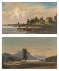 Johan Knutson, 19th century, oil
