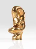 Jean Arp, Initiale grimaçante, 1958, Bronze