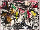 Emilio Vedova, Tensione, N 4 V, 1959, Acrylic