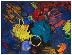 Ernst Wilhelm Nay, Motion, 1962, Oil on canvas
