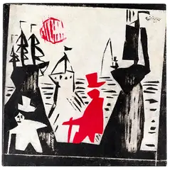 Lyonel Feininger, At the Sea-Side, Panel I, 1940, Oil on canvas