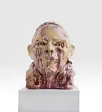 Thomas Schütte, Pope, 2006, Ceramics, glazed, on a wall base