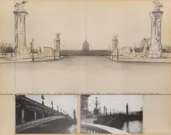 Christo, Wrapped Bridge (Pont Alexandre III), 1973, Collage
