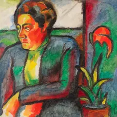 Porträt der Mutter by Heinrich Maria Davringhausen, 1913, Oil on canvas, sold Apr 2026