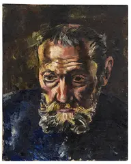 Jean Fautrier, Tête d’homme barbu, 1925, Oil on canvas