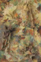 Bernard Schultze, Mond-Verlangen nach der Erde, 1983, Mixed media on canvas