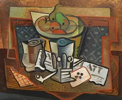Rudolf Ausleger, Stillleben, 1927, Oil