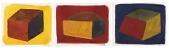 Sol LeWitt, Ohne Titel (3 Bll.), 1988, Gouache