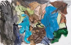 Per Kirkeby, Ohne Titel, 1988, Gouache