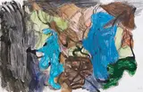 Per Kirkeby, Ohne Titel, 1988, Gouache