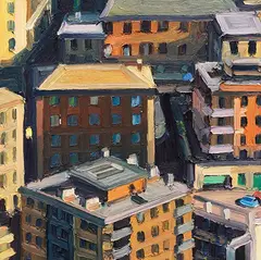 Ralph Fleck, Genova 13/I, 2012, Oil on canvas