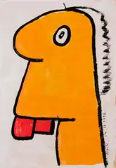 Thierry Noir, Ohne Titel, 1993, Oil on paper