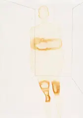 Antony Gormley, Strict, 1995, Pencil