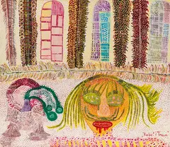 Ursula Schultze-Bluhm, Robots Traum, 1969, Acrylic on canvas