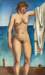 Ernst Fritsch, Badende, 1926, Oil on canvas