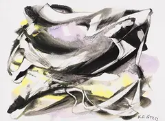 Karl Otto Götz, o. T., 1953, Gouache