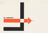 El Lissitzky, el (Briefkopf), 1924, Lithograph in colors