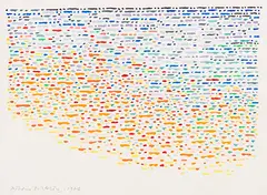 Piero Dorazio, Senza titolo, 1976, Watercolor