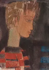 Ludwig Peter Kowalski, Jungenportrait, 1963, Gouache