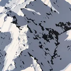 Gerhard Richter, Schweizer Alpen I, 1969, 5 Farbserigraphien, jeweils auf festem glatten Papier