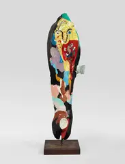 Gaston Chaissac, Totem, 1964, Oil