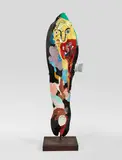 Gaston Chaissac, Totem, 1964, Oil