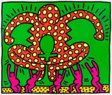 Keith Haring, Aus: The Fertility Suite, 1983, Silkscreen in colors