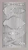 Victor Vasarely, EBI-NOOR-2, 1951/58, Acrylic on board, originally laminated on panel
