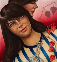 Christian Schad, Jutta, 1969, Mixed media