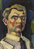 Helmuth Macke, Selbstporträt, 1929, Oil on canvas