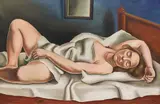 Ernst Fritsch, Schlafende, 1924, Oil on canvas