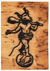 Max Pechstein, Exlibris Dr. August Ochsenbein, 1942, Wood