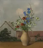 Herbert Böttger, Jungfer im Grün, 1937, Oil on canvas