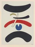 Willi Baumeister, Tori, 1951, Silkscreen in colors