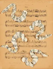 Jürgen Brodwolf, Potpourri aus der Oper: Die Zauberflöte von Mozart, 2000, Collage