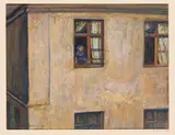 Erich Büttner, Frau am Fenster