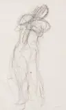 Jean Fautrier, Stehender Akt