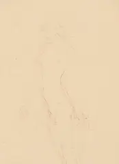 Max Klinger, Skizzen (5 Bll.), 1910, Pencil drawing