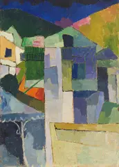 Aristarkh Lentulov, Datscha in Kislovodsk, 1913, Oil on canvas