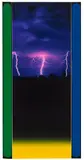 Jack Goldstein, Untitled (Triptycon), 1985, Acrylic on canvas