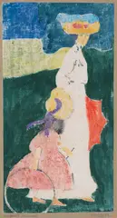Wassily Kandinsky, Im Sommer, 1904, Woodcut in colors