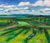 Max Pechstein, Wiesen, 1928, Oil on canvas