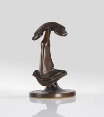 Rudolf Belling, Bildnis Alfred Flechtheim, 1927, Bronze with brown patina